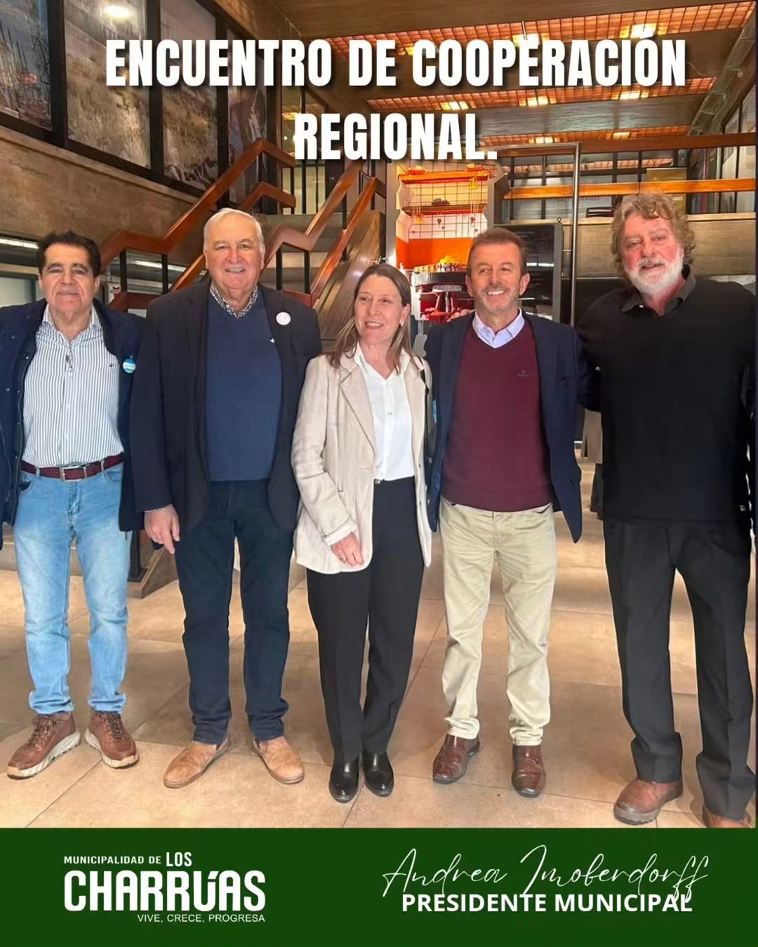 Los Charrúas participó de un encuentro de cooperación regional en Salto GrandeLa presidenta municipal de Los Charrúas,