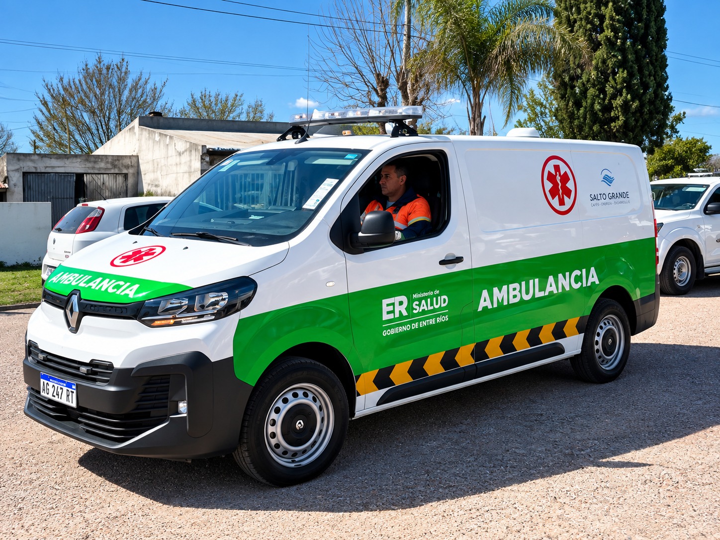 Estancia Grande incorporó una nueva ambulancia para reforzar la atención sanitaria