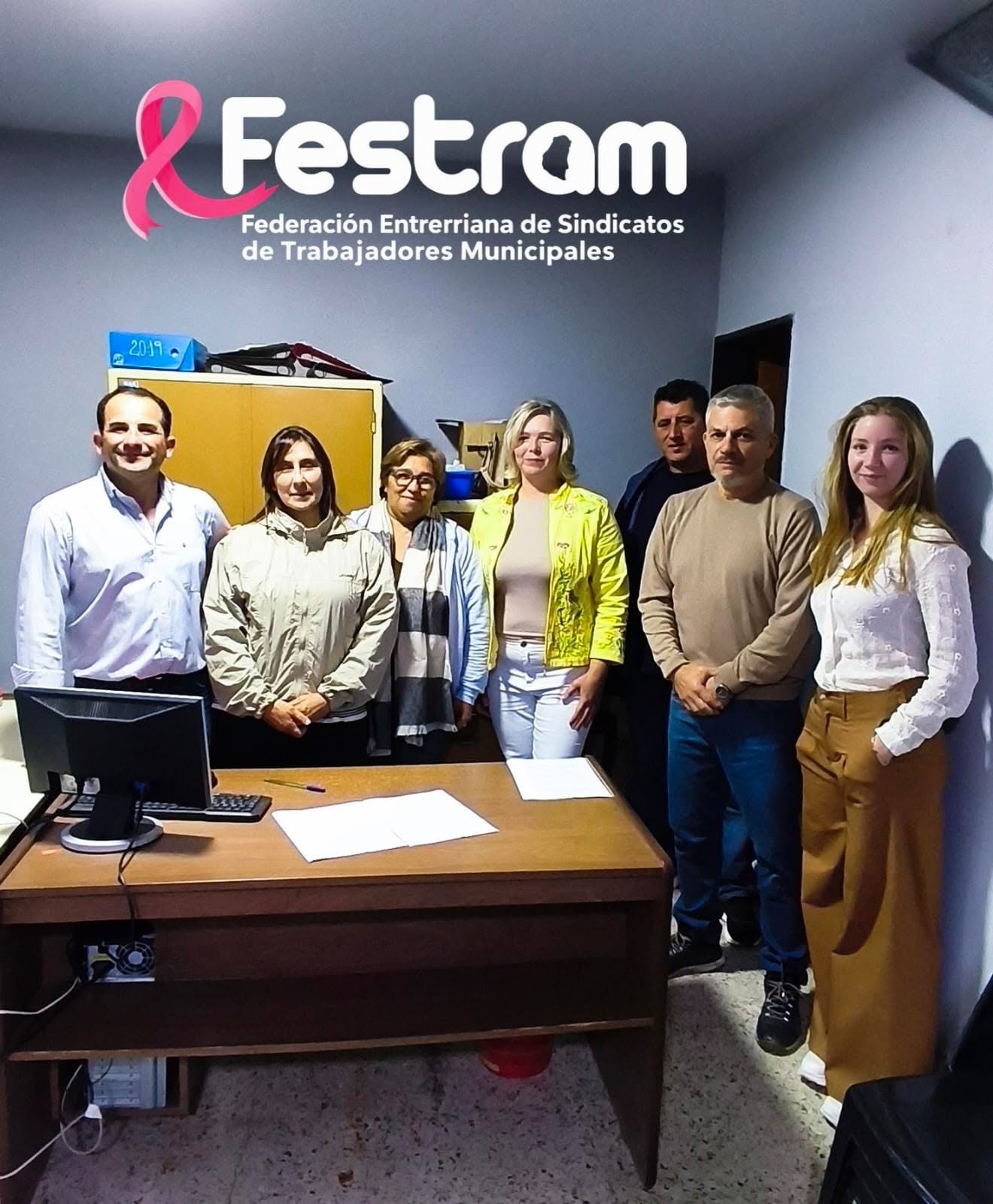 FESTRAM firmó un convenio de alojamiento por motivos de salud en Crespo