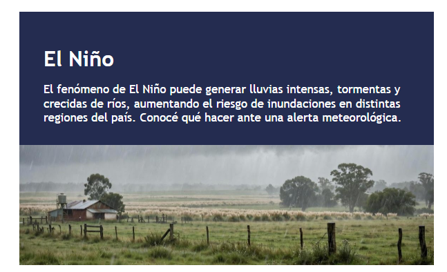 Fenómeno El Niño: qué riesgos puede generar y cómo prepararse ante las tormentas