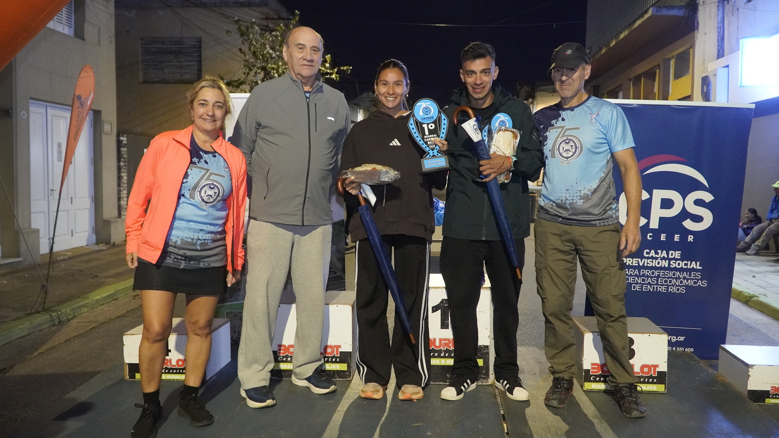 Maratón 75 Aniversario del CPCEER: Ayelén Saucedo y Silvio Altamirano se quedaron con el primer puesto