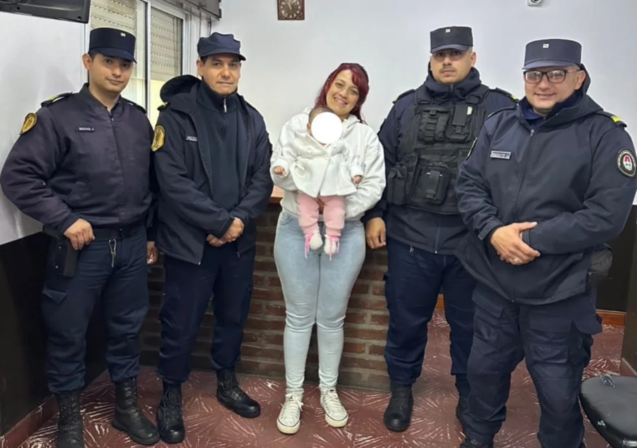 Policías asistieron a una bebé que había dejado de respirar en Concordia