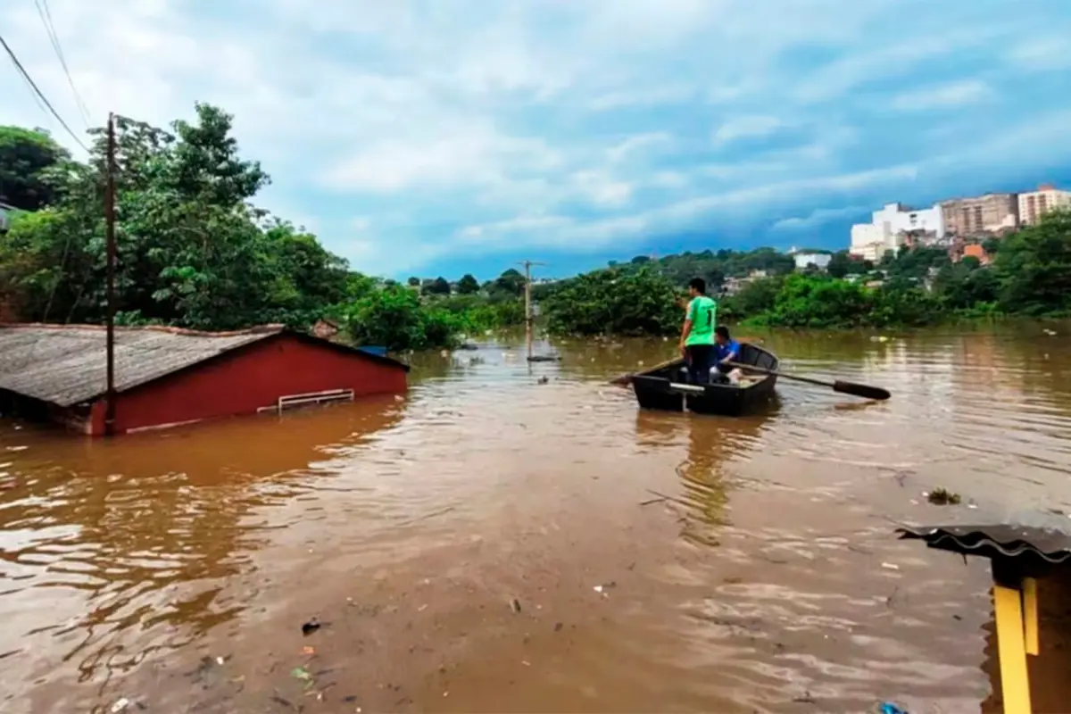 Inundaciones en Paraguay: un muerto y más de 1.250 evacuados